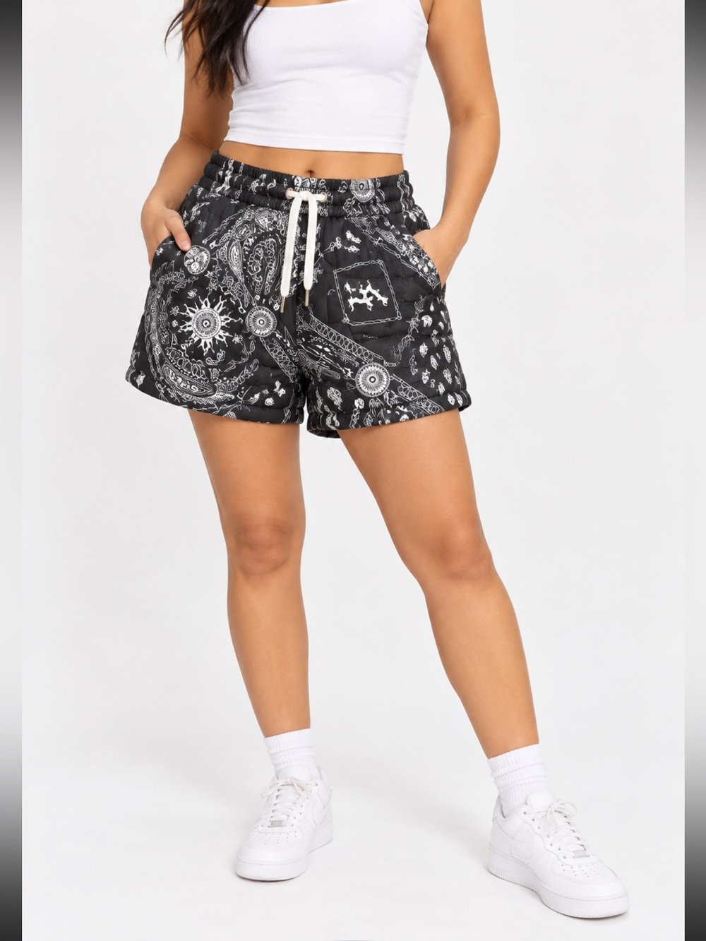 NEW! 2021 Forever 21 Hot Wheels Los Angeles Car Culture Puffer Shorts XS WOMENS